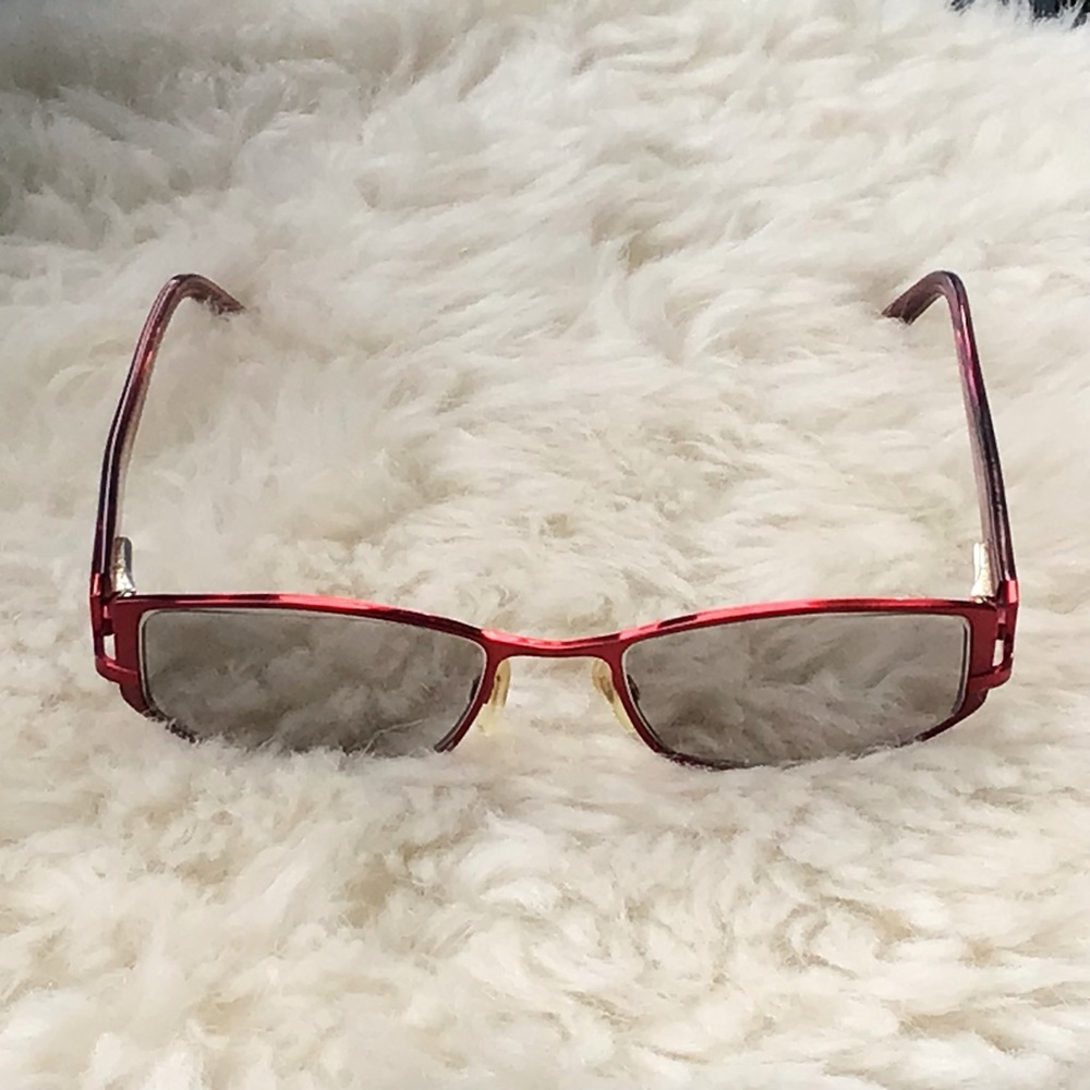 Skaga Eyeglasses 3404 Scandinavian Eyewear -Red, Pink and Orange Titanium Frame. - Picture 10 of 16